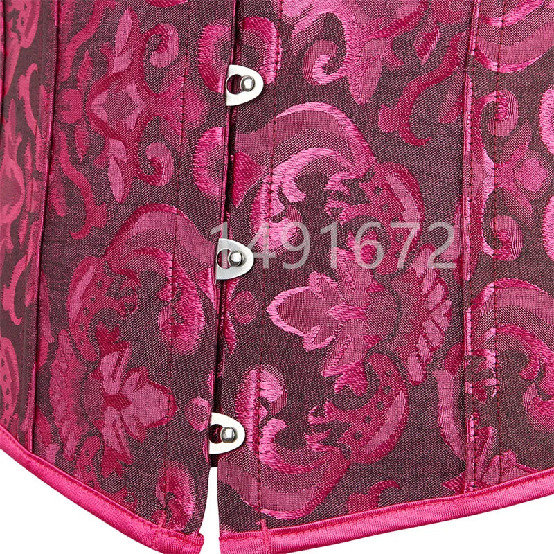 Corset noir Sapubonva, top sous-poitrine grande taille, serre-taille en satin, corset sexy gothique pour le sport, lingerie Korsett femme blanc rouge