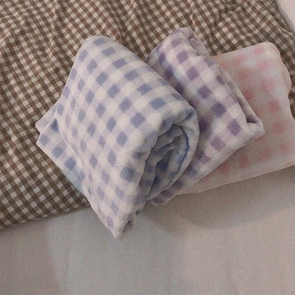 Pyjama Cocoon Bleu – Ensemble Polaire à Carreaux Ultra Doux